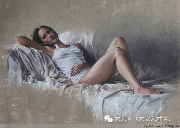 法国色粉笔女画家娜赛利亚·皮柯莱作品欣赏（文字原创） - 吴锡安（亚亚） - 吴锡安的博客（亚亚）