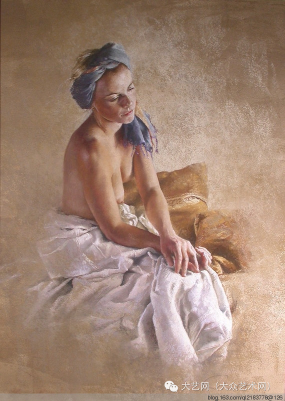 法国色粉笔女画家娜赛利亚·皮柯莱作品欣赏（文字原创） - 吴锡安（亚亚） - 吴锡安的博客（亚亚）