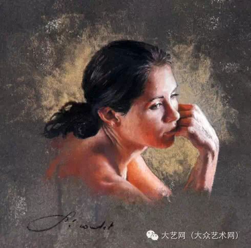 法国色粉笔女画家娜赛利亚·皮柯莱作品欣赏（文字原创） - 吴锡安（亚亚） - 吴锡安的博客（亚亚）