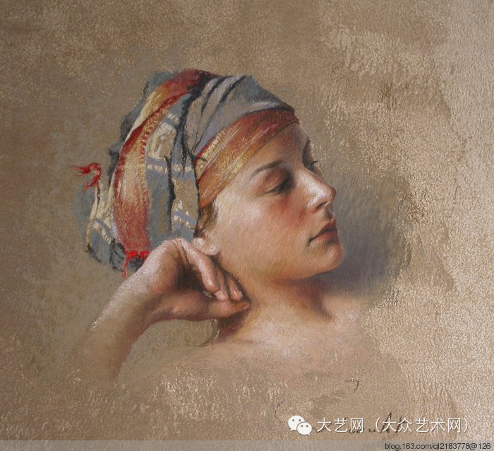 法国色粉笔女画家娜赛利亚·皮柯莱作品欣赏（文字原创） - 吴锡安（亚亚） - 吴锡安的博客（亚亚）