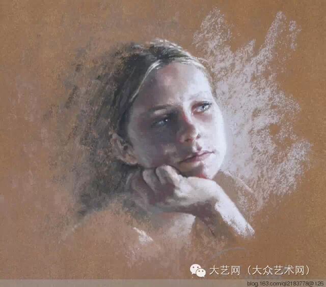 法国色粉笔女画家娜赛利亚·皮柯莱作品欣赏（文字原创） - 吴锡安（亚亚） - 吴锡安的博客（亚亚）