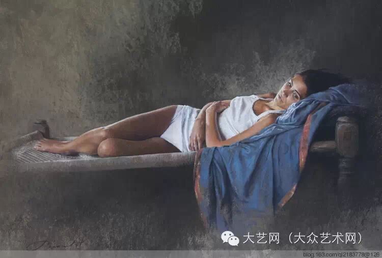 法国色粉笔女画家娜赛利亚·皮柯莱作品欣赏（文字原创） - 吴锡安（亚亚） - 吴锡安的博客（亚亚）