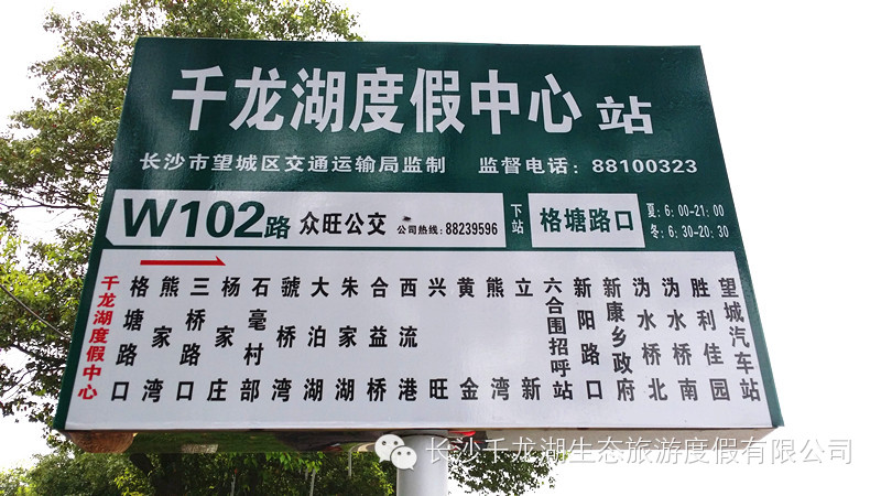 千龙湖公交车路线