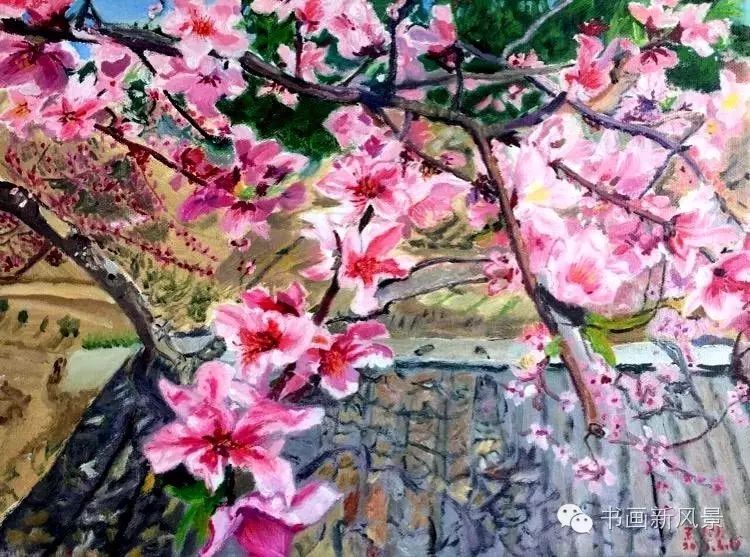 2,周春芽的桃花 周春芽桃花作品