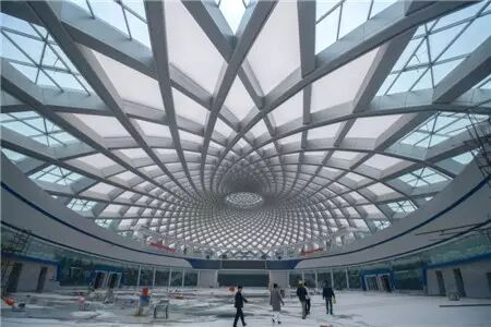 津城阵雨后现“双彩虹”