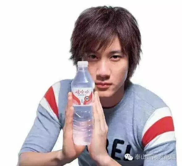 嘉润汽修送王力宏                                             代言的娃哈哈