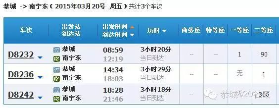高铁贵广线运行图3月20日调整,经停恭城的动车有变化，出行请看最新时刻表224 / 作者:520小编 / 帖子ID:113311