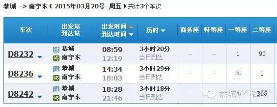 高铁贵广线运行图3月20日调整,经停恭城的动车有变化，出行请看最新时刻表933 / 作者:520小编 / 帖子ID:113311