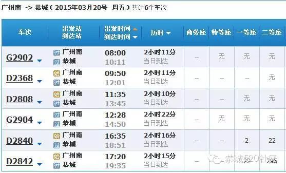 高铁贵广线运行图3月20日调整,经停恭城的动车有变化，出行请看最新时刻表771 / 作者:520小编 / 帖子ID:113311