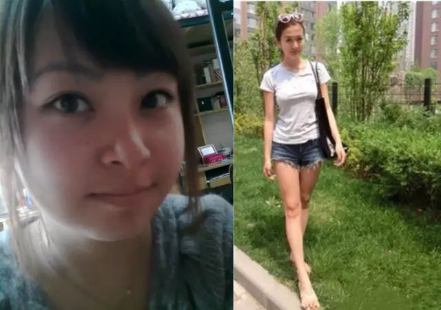 下面是我减肥前后的对比照