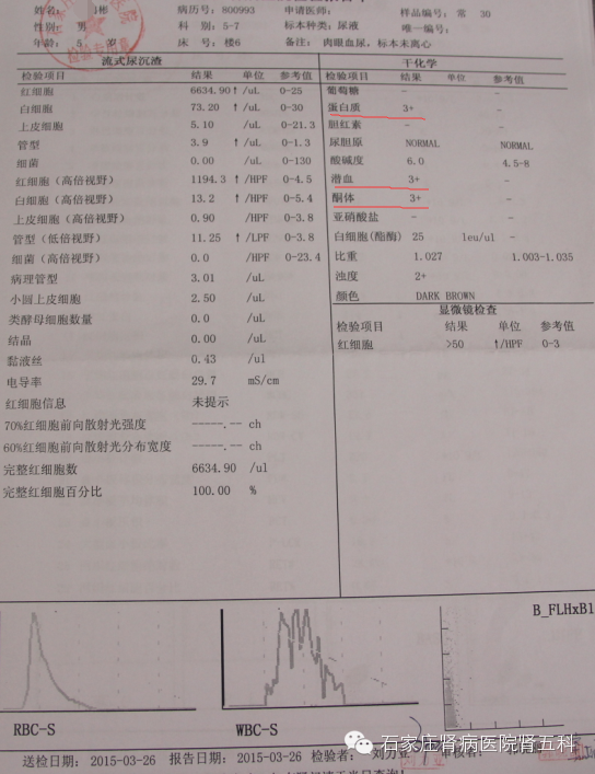 发现尿蛋白3尿潜血3被诊断为急性肾小球肾炎
