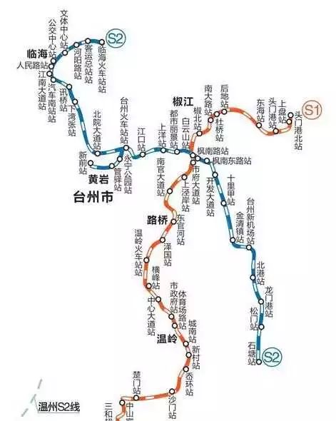 台州市域铁路建成后,区域中心城市与重要城镇,组团间将实现 "1小时