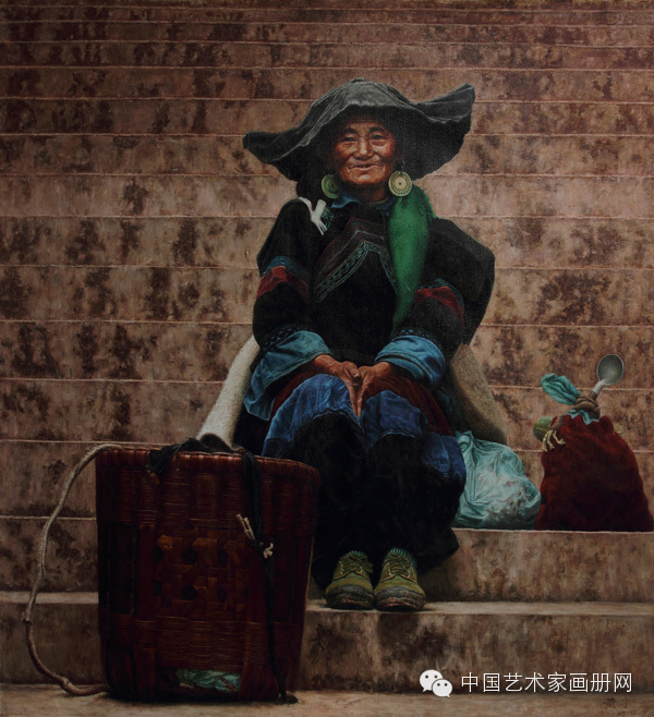 《彝族老人》