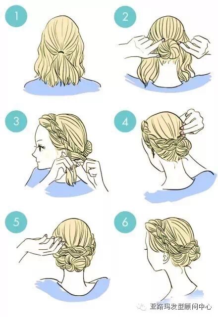 编发技巧│（漫画）处理尴尬的刘海发型【长发篇】260 / 作者:发型顾问 / 帖子ID:113296