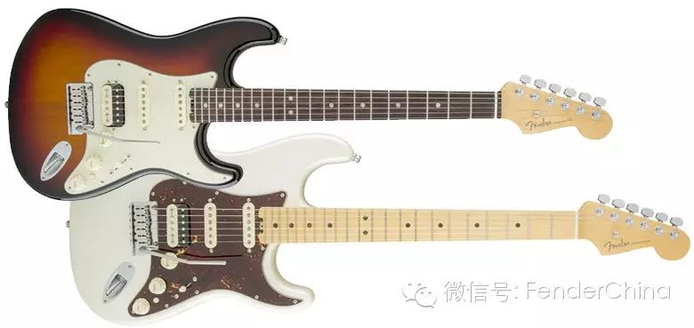 fender美国"精英"系列stratocaster hss shawbucker stratocaster