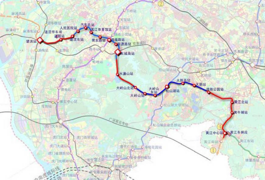 同时深圳地铁6号线将于2020年通车,与东莞地铁1号线接驳,到时去深圳就