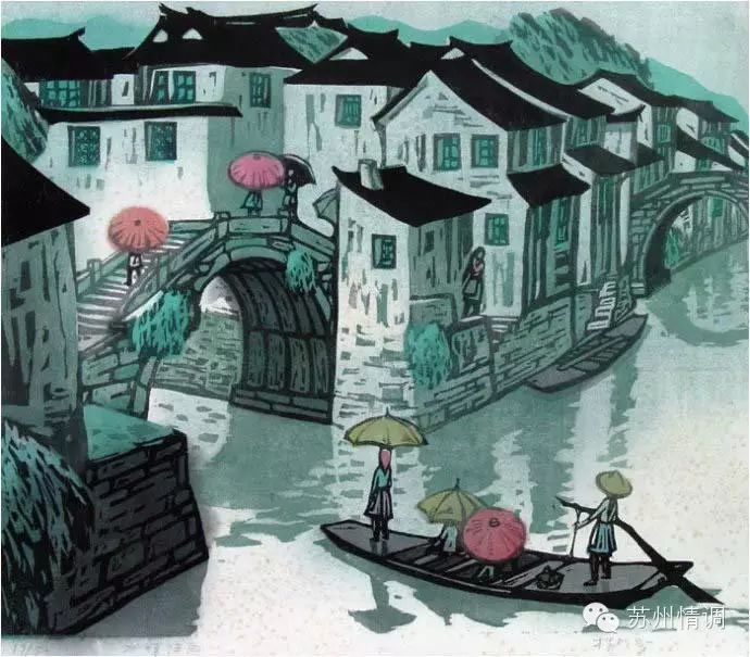 忆苏州梅雨季 梅雨里的苏州,雾气氤氲,宛如一幅婉约的水墨风景画