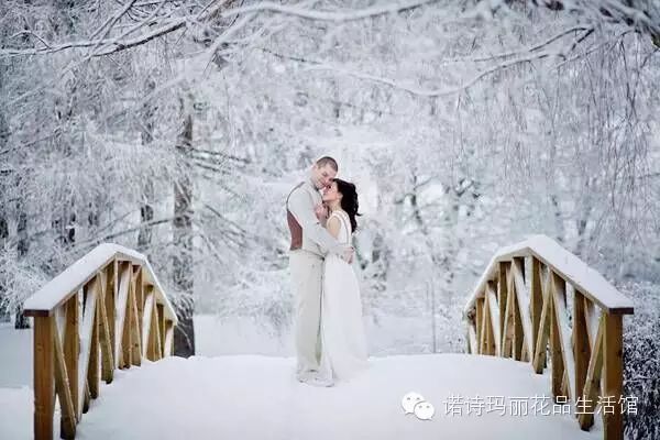 那些唯美浪漫的雪中婚礼