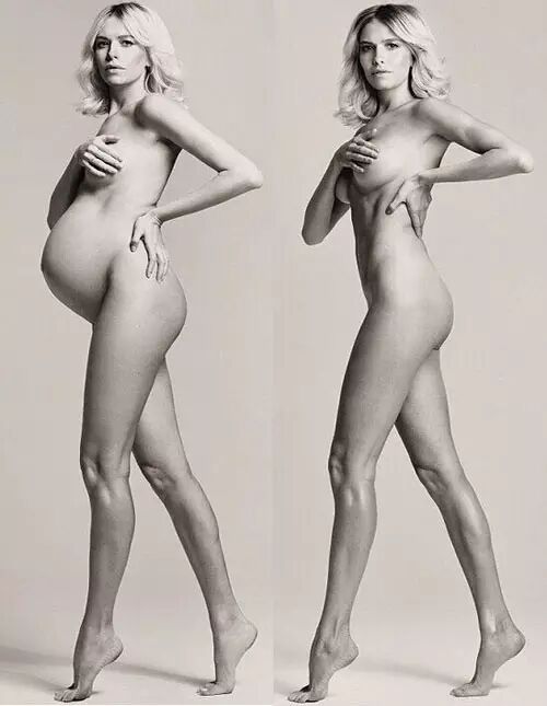 时尚圈的女人都太拼,就算怀孕,腹肌和高跟鞋也不能少!-怀孕期