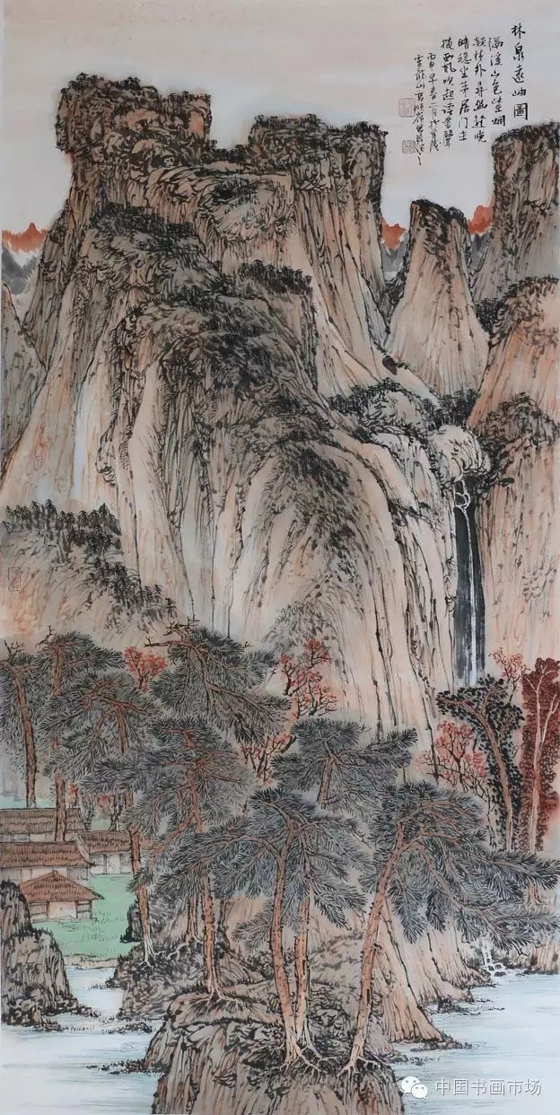 高顺岭:雄浑清雅的山水画