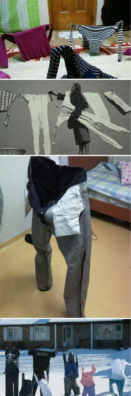 冬天，把衣服晾到外面，收回来的时候…转载888 / 作者:红通通 / 帖子ID:111982