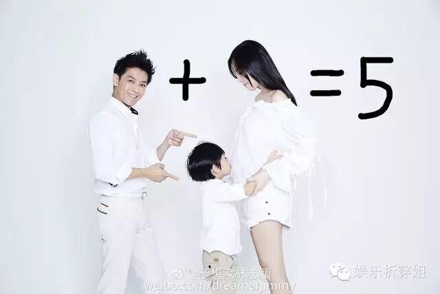 林志颖报喜KIMI要有双胞胎弟弟啦!明星有颜当然要生二胎-怀孕期