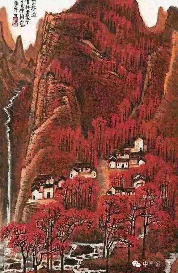 红色山水画大师李可染和他笔下的革命圣地