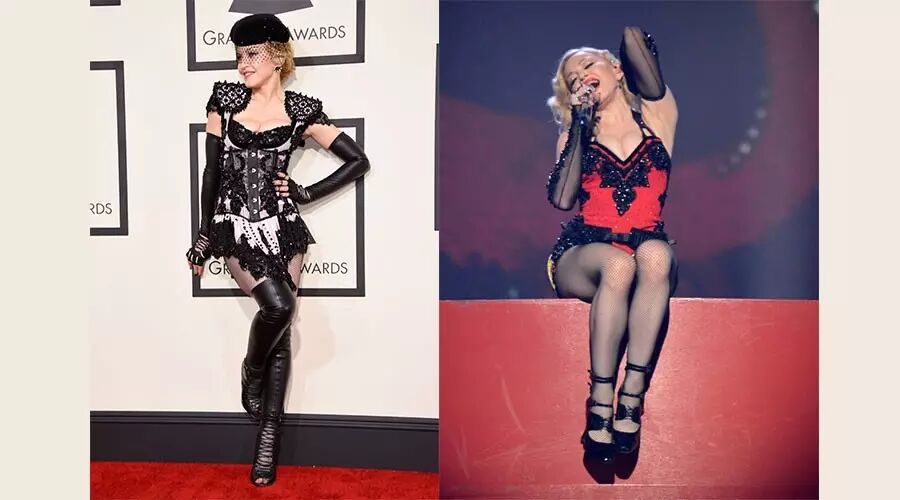 Madonna身着纪梵希出席格莱美