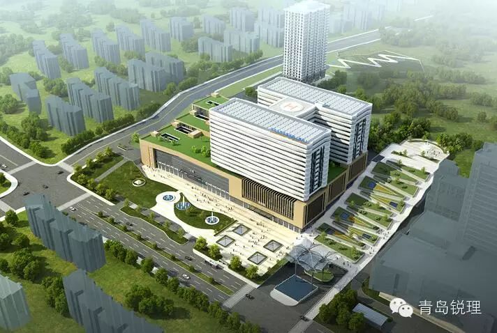 山东大学齐鲁医院(青岛)二期效果图
