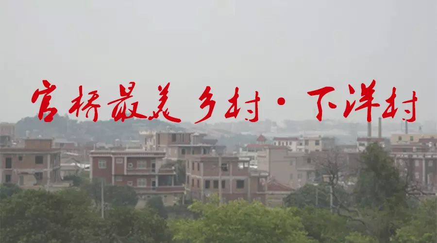 官桥最美乡村第十五站——下洋村
