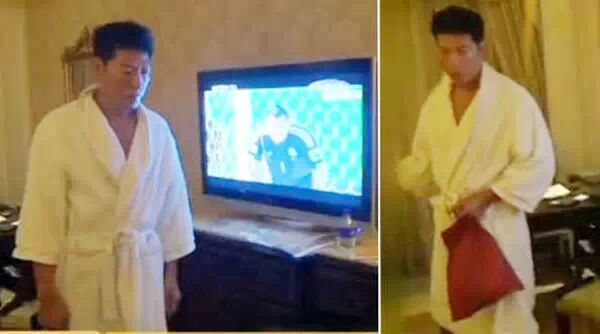 张耀扬被抓现场:睡衣藏大麻