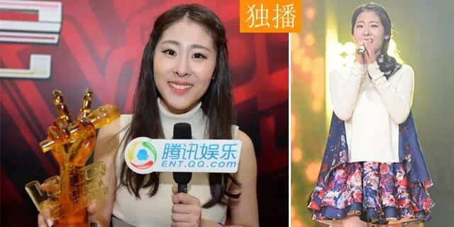 张碧晨成好声音首位女冠军