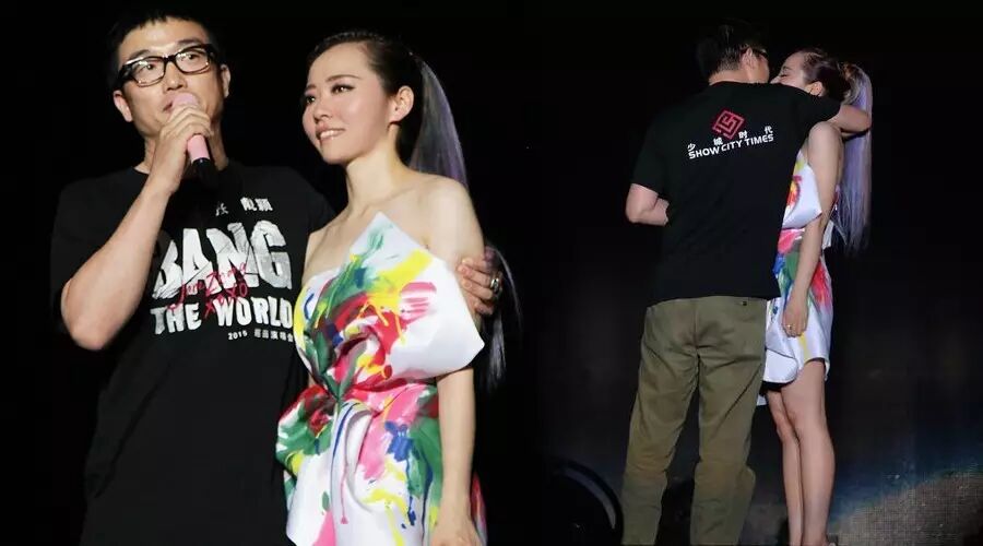 张靓颖主动告白男友 热吻公开恋情