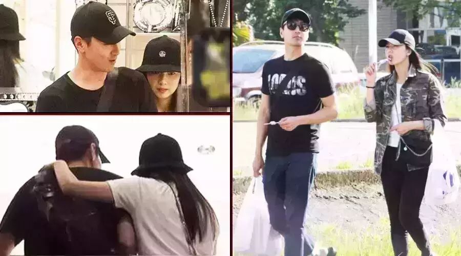 赵又廷高圆圆享受二人世界 牵手逛街边走边吃