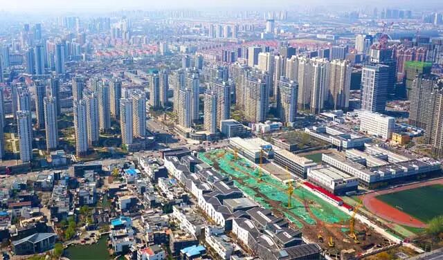 天津较早的航拍看 115年前拍的老城里