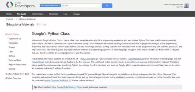 资源 ：学习Python编程的19个资源