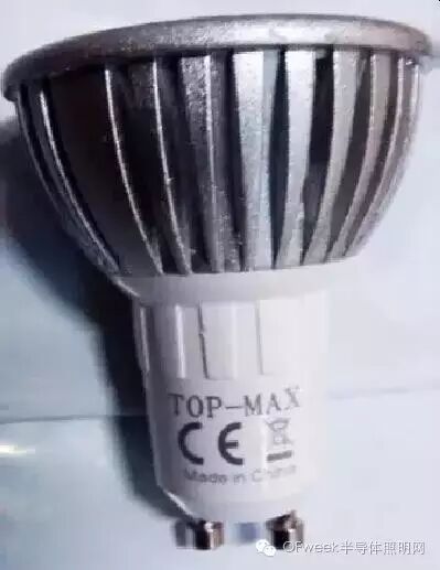 中国产Top-max牌LED灯在欧盟被禁止销售