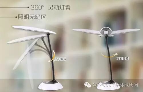 飞利浦/欧司朗/欧普照明等5家企业LED台灯对比分析