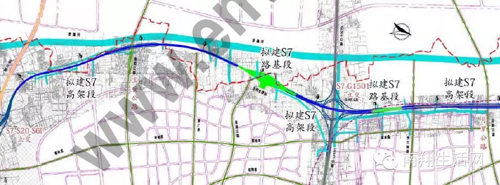 资料网 公众号文章 >> 正文  ▌s7一期工程(s20~月罗公路) 该路段全长