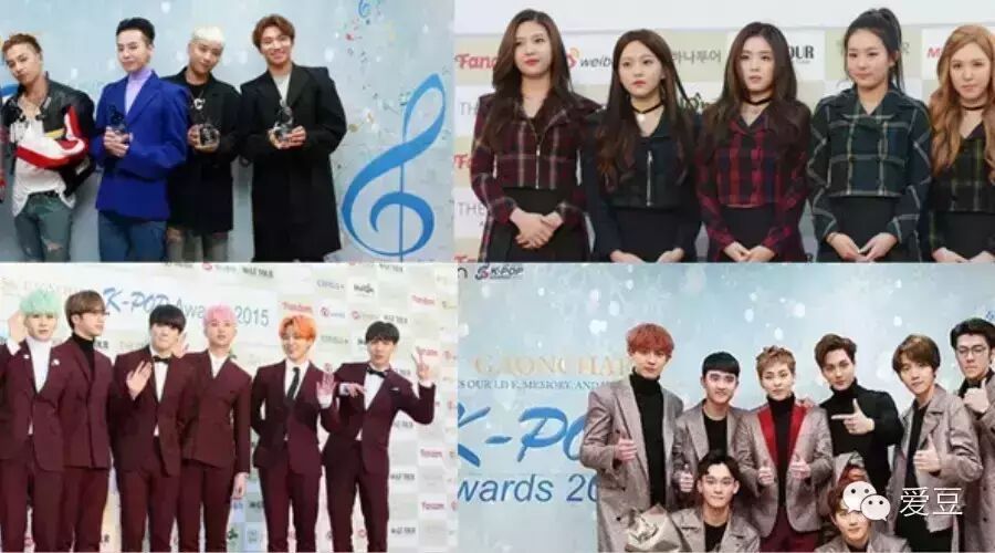 第五届Gaon颁奖典礼得奖名单公开 BIGBANG、EXO双双...