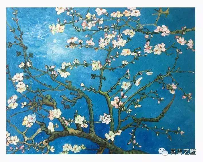 梵高|作品《盛开的杏花》(中英双语)