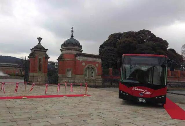 比亚迪K9在京都被正式启用 进入日本市场赚钱了