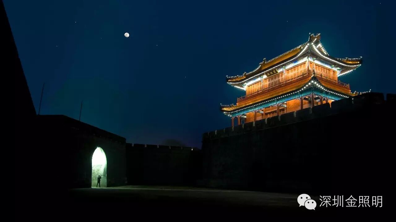 项目展示-荆州古城墙夜景亮化工程