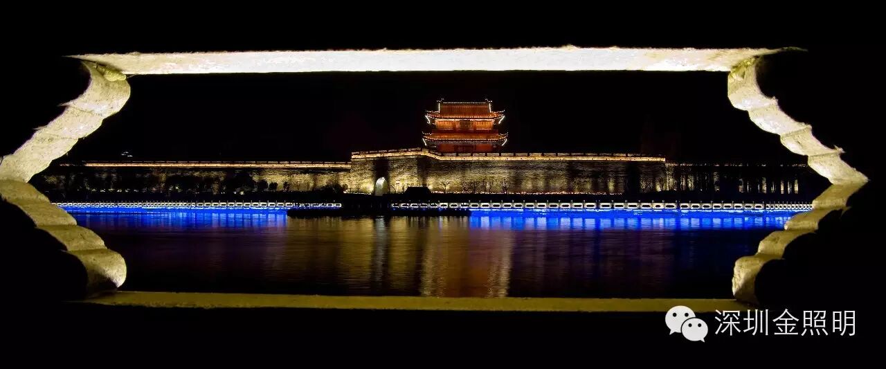 项目展示-荆州古城墙夜景亮化工程