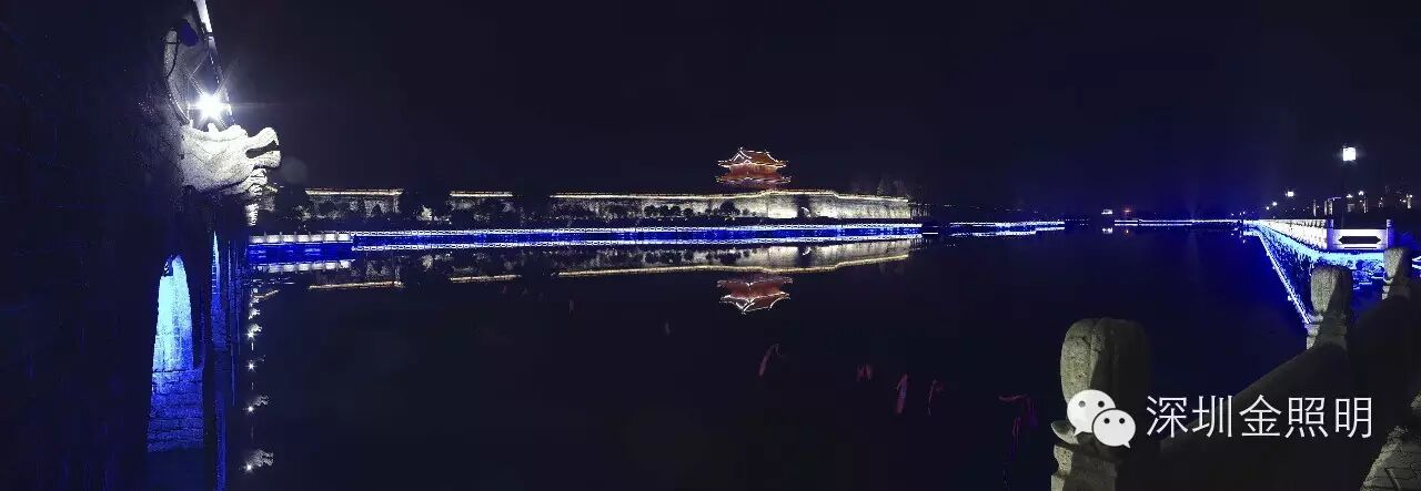 项目展示-荆州古城墙夜景亮化工程