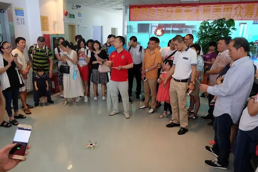“廣外外?？萍夹?rdquo;走進安果無人機 