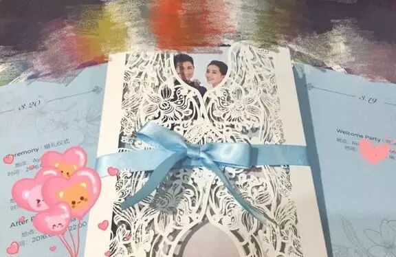 最新娱乐头条!!吴奇隆刘诗诗婚礼请柬曝光