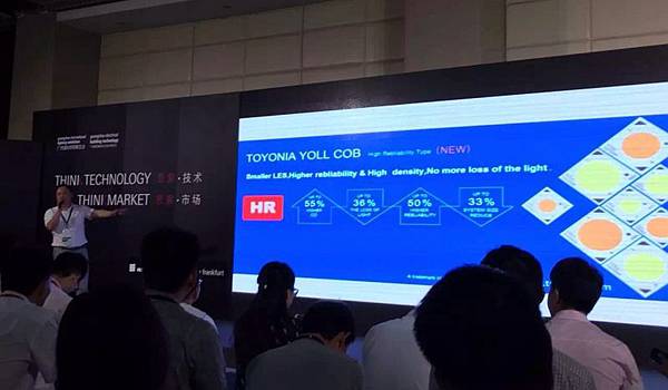 东洋（TOYONlA）推出YOLL HR系列高显色覆晶COB光源