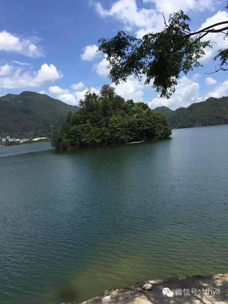 黄岩长潭水库的风景真美!