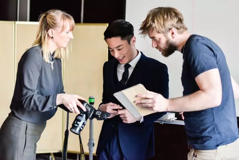 杜莎夫人蜡像馆欲塑上仙男神霍建华真身